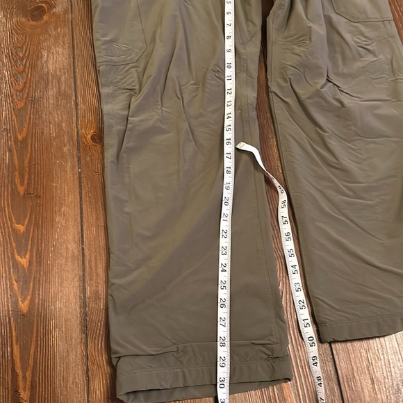 LL Bean Fleece Lined Water Resistant Hiking Pants 35/30 - Picture 9 of 9